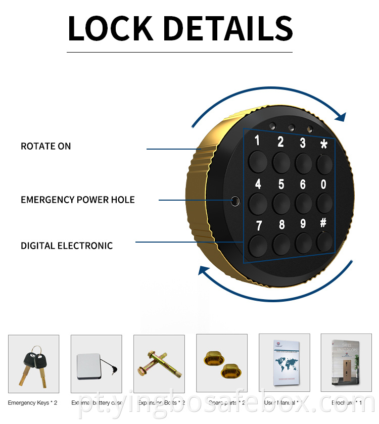 digital electronic lock safe box